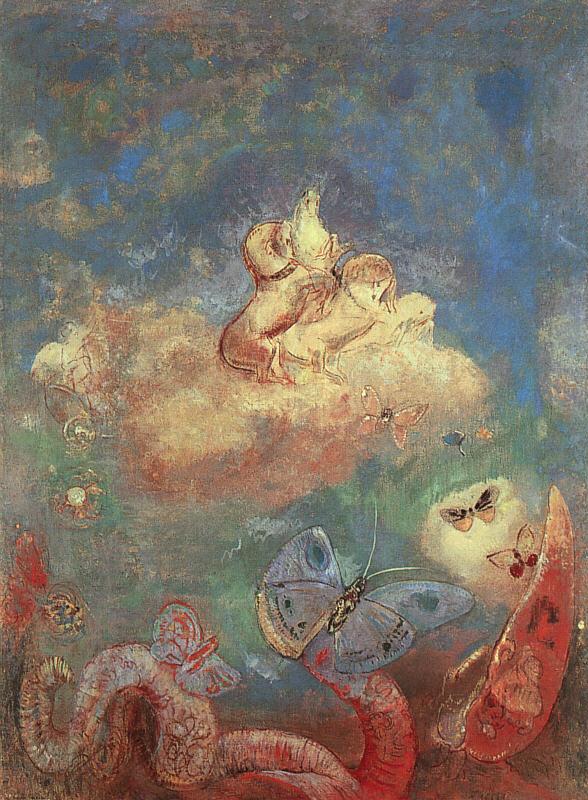 Odilon Redon The Chariot of Apollo France oil painting art